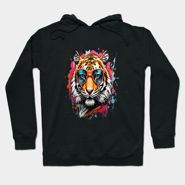 Tiger King Sunglasses Hoodie by El bouhati desing